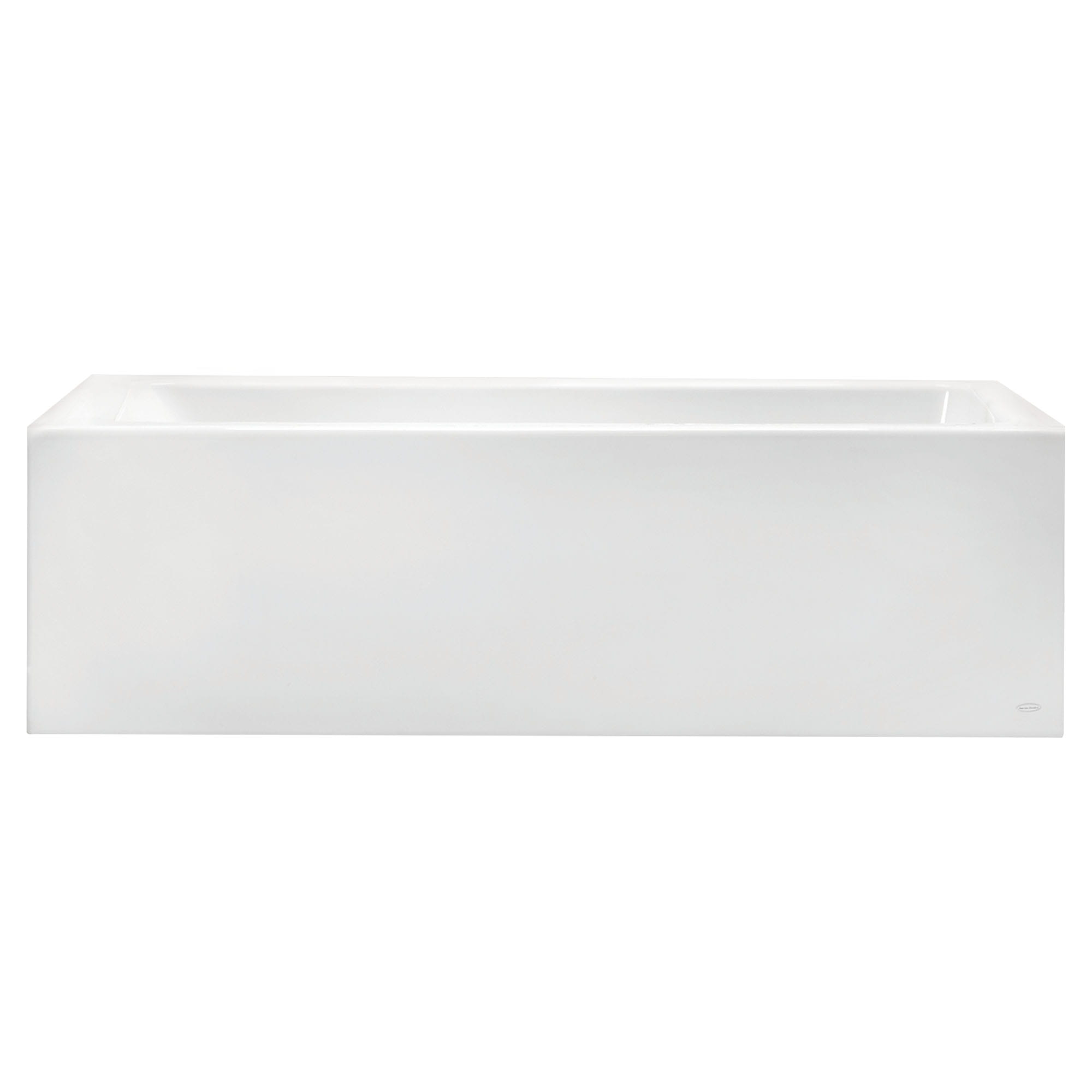 Studio 60 x 30 Inch Integral Apron Bathtub Above Floor Rough with Right Hand Outlet WHITE